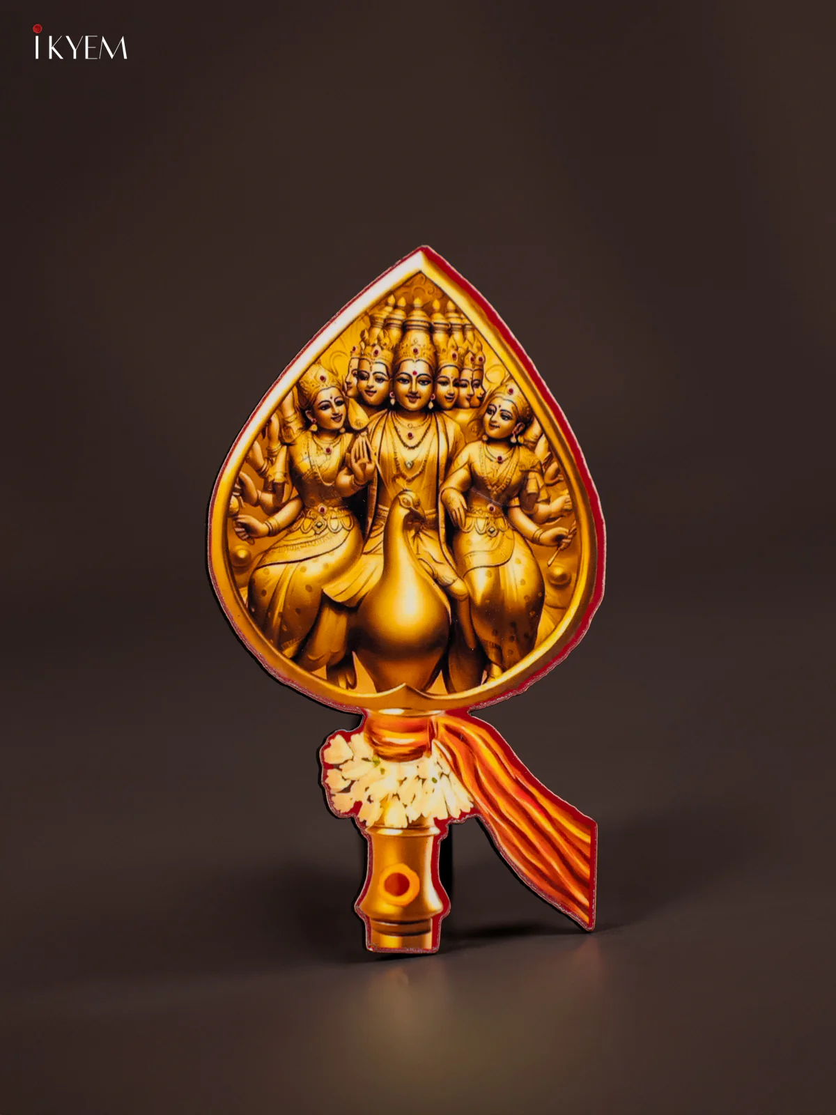 Aaru Murugar Printed Vel Fridge Magnet - 3 Inch - KN02122