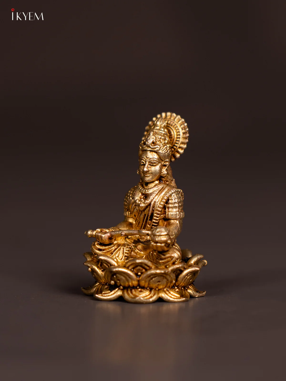 Brass Annapoorani Idol - 2 Inch - KN04125 - Image 3