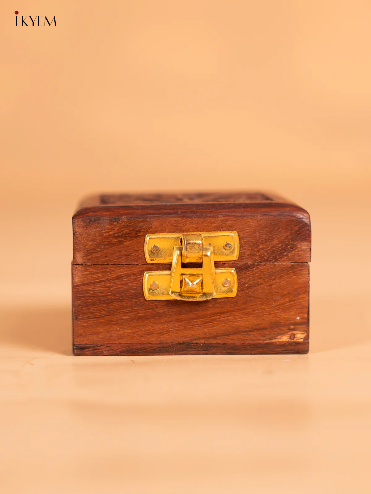 Hand-Made Wooden Jewellery Box - (3x3) Inch - KN08121 - Image 3