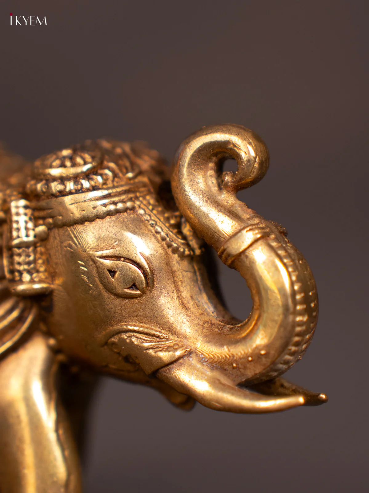 Brass Elephant - 2.6 Inch - KN16121 - Image 2