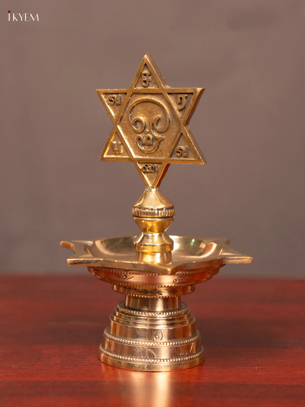 Brass 5 Face Om Saravana bhava Diya - KN27113 - Image 4