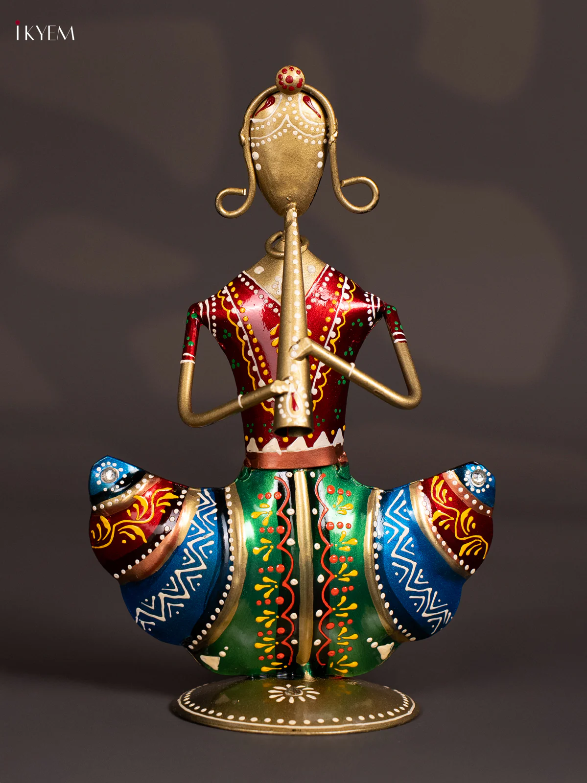 METAL PAINTED SITTING MUSICAL DOLL - KN29134 - Image 3