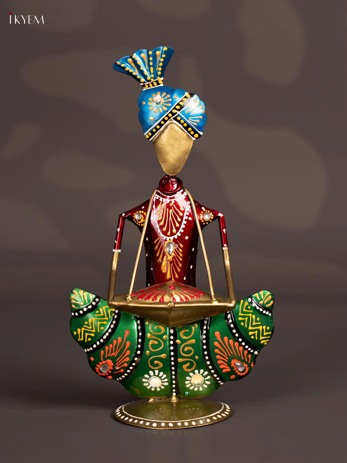 METAL PAINTED MUSICAL SIT (SET OF 3) - KN29135 - Image 4