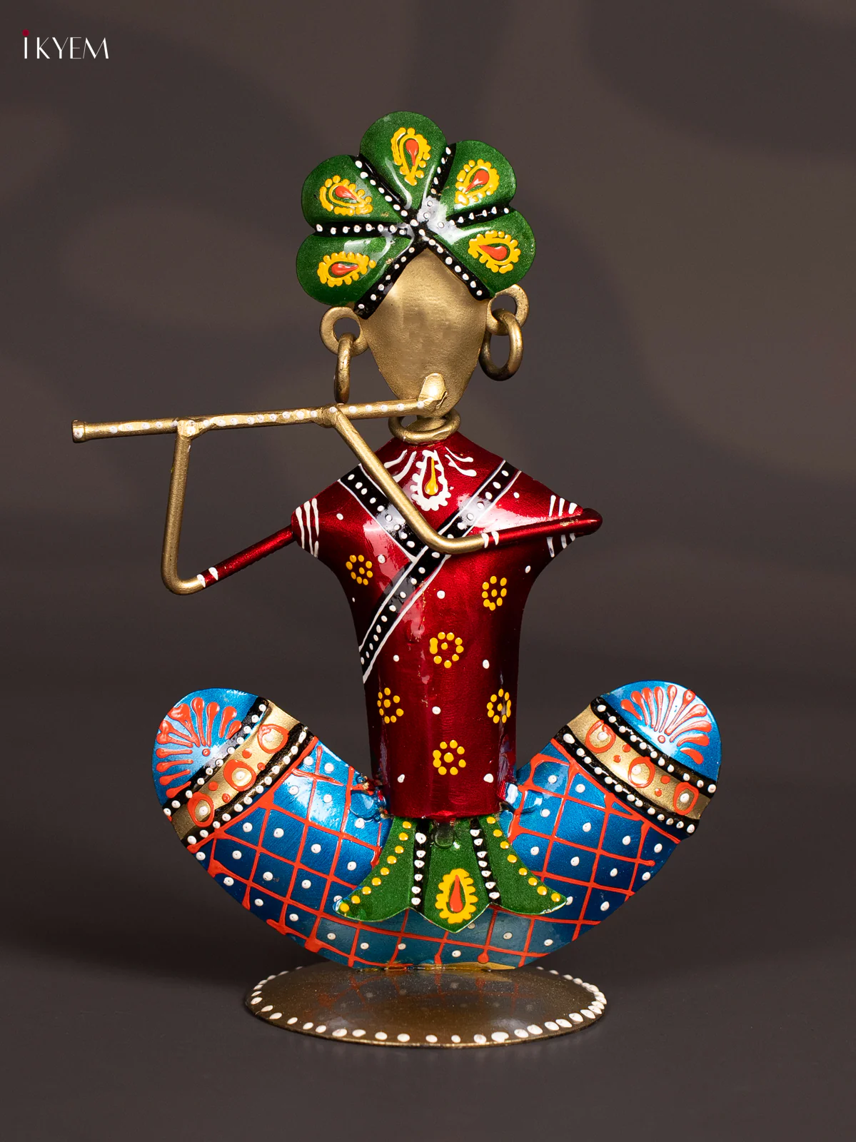METAL PAINTED SITTING MUSICAL (SET OF 3) - KN29139 - Image 5