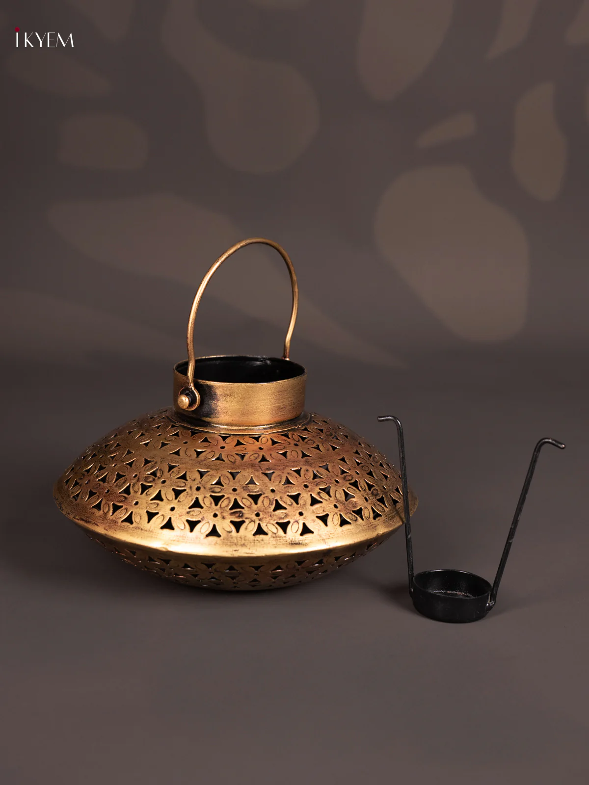 METAL PAINTED T - LIGHT HANDLE - KN29177 - Image 2