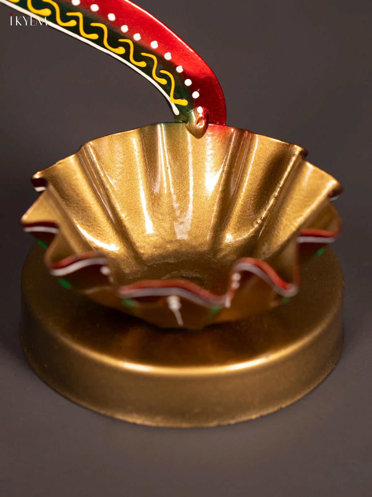METAL PAINTED T- LIGHT GANESH - KN29190 - Image 3