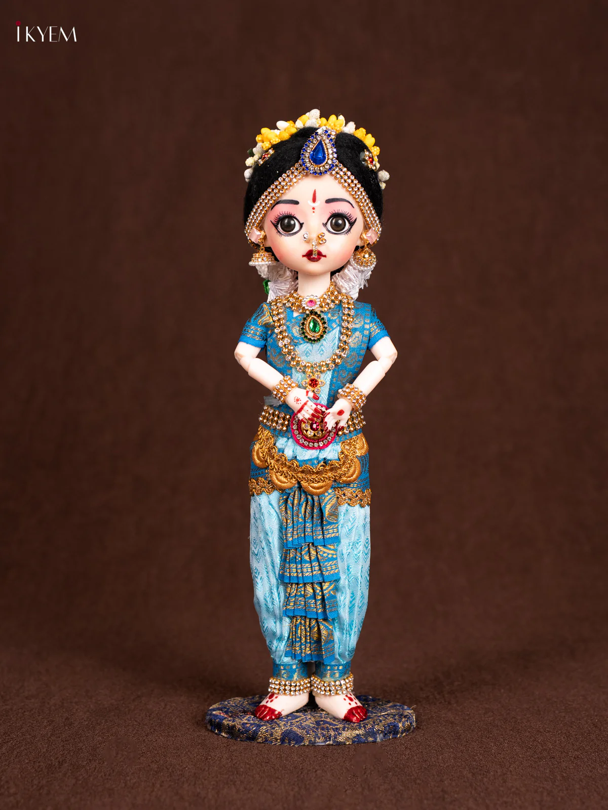 Bharatha Natyam - Seer Varisai-Sky Blue 12 inch - KN31250