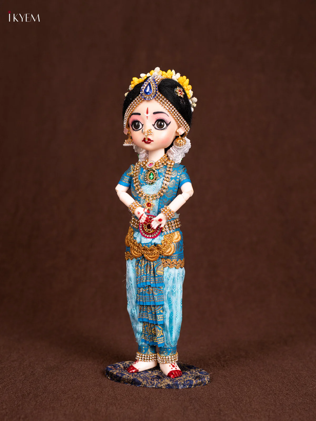 Bharatha Natyam - Seer Varisai-Sky Blue 12 inch - KN31250 - Image 2