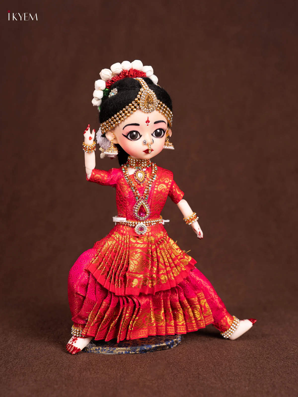 Bharatha Natyam -Seer Varisai Pink 10 inch - KN31253 - Image 2