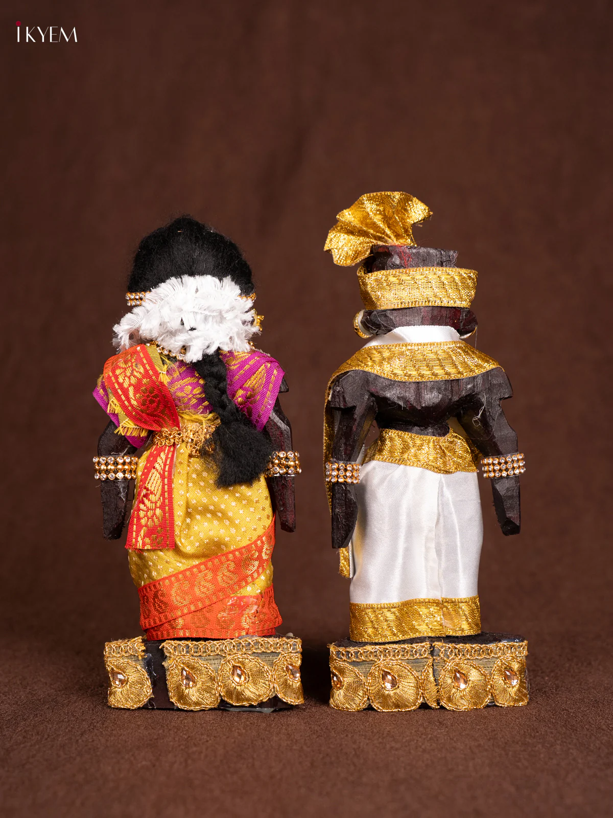 Iyengar Style Marapachi- Golu Display Doll - Musted Yellow 8 Inches - KN31266 - Image 5