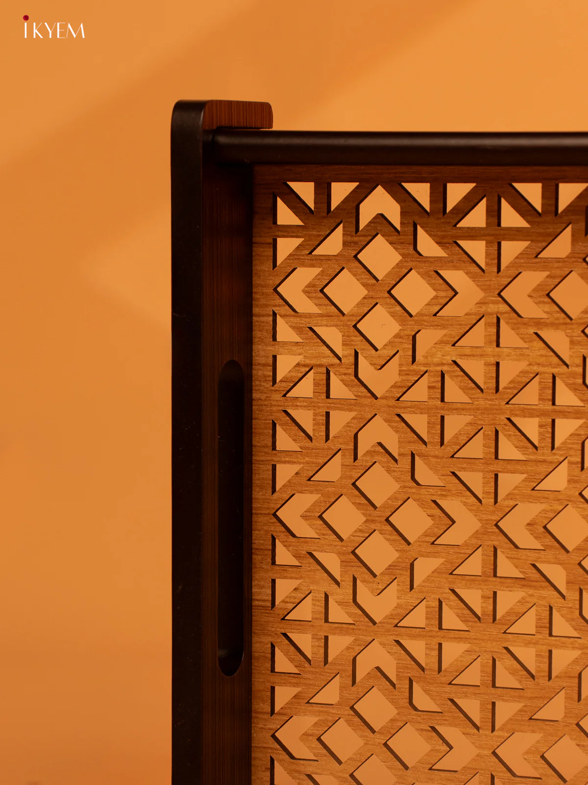 Wooden Tray With Laser-etched geometric patterns (8×14)- KL18143 - Image 3