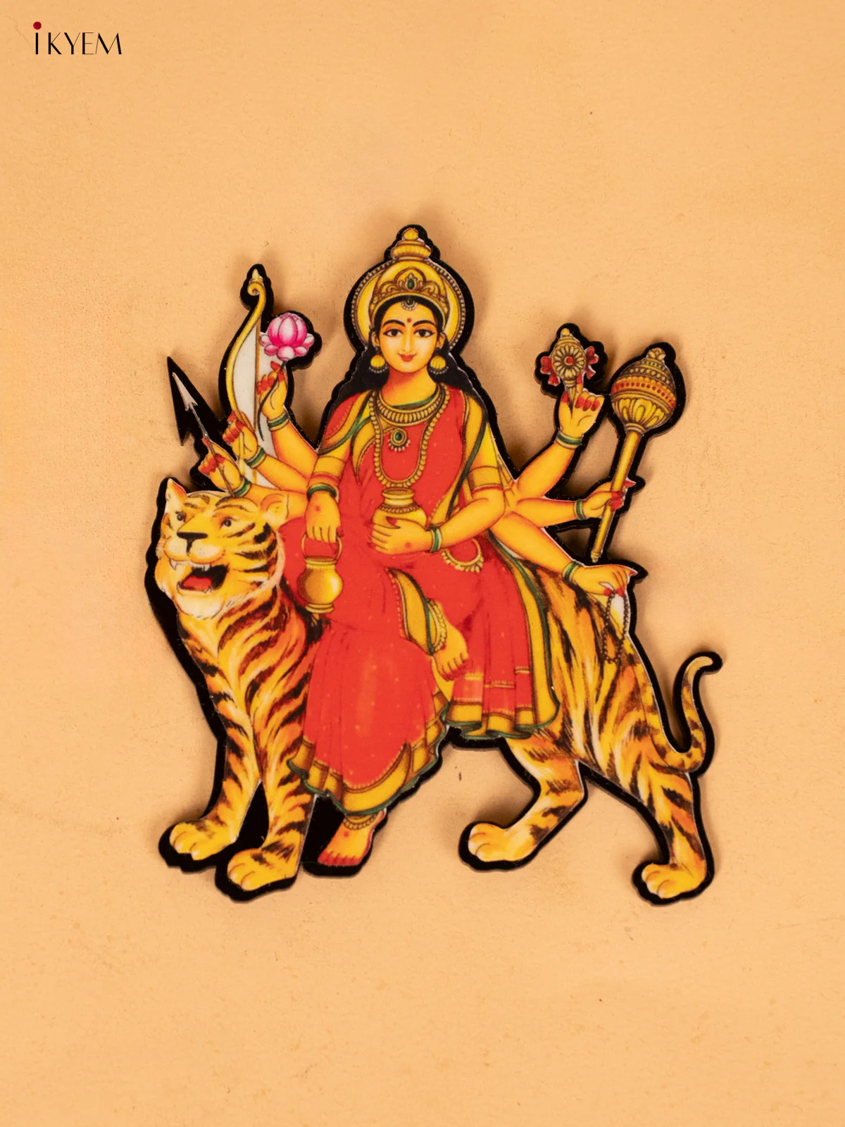 ACRYLIC NAVADURGA Printed FRIDGE MAGNET Set - KC20143 - Image 5