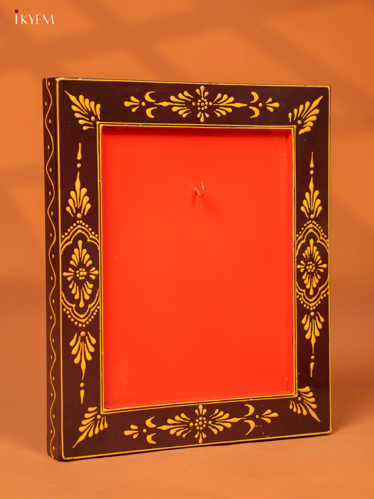 Wooden Hand Painted Square Photo Frame - KE27137 - Image 2