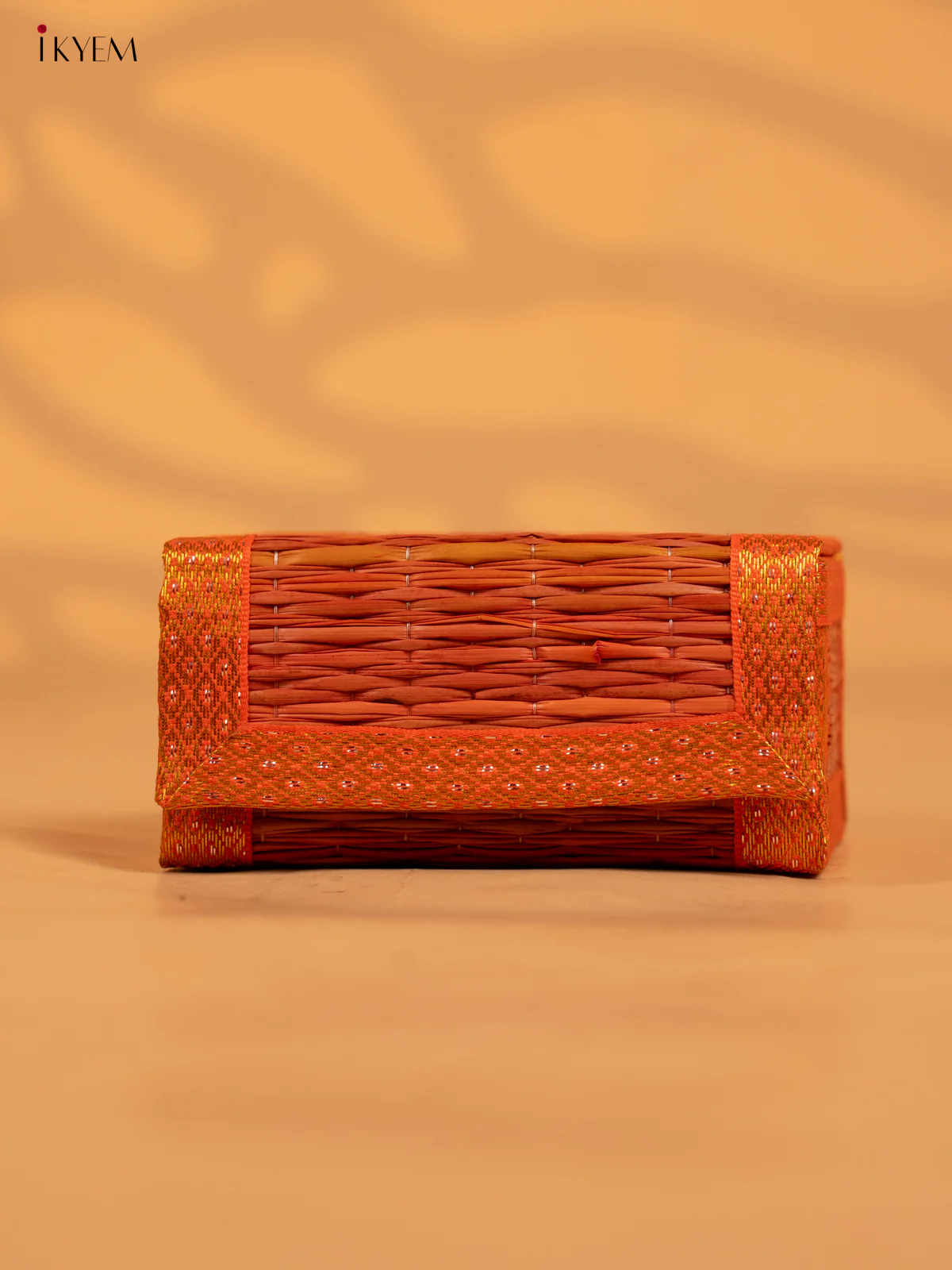 Orange Decorative Foldable Korai Trinket Box - KB17156 - Image 3