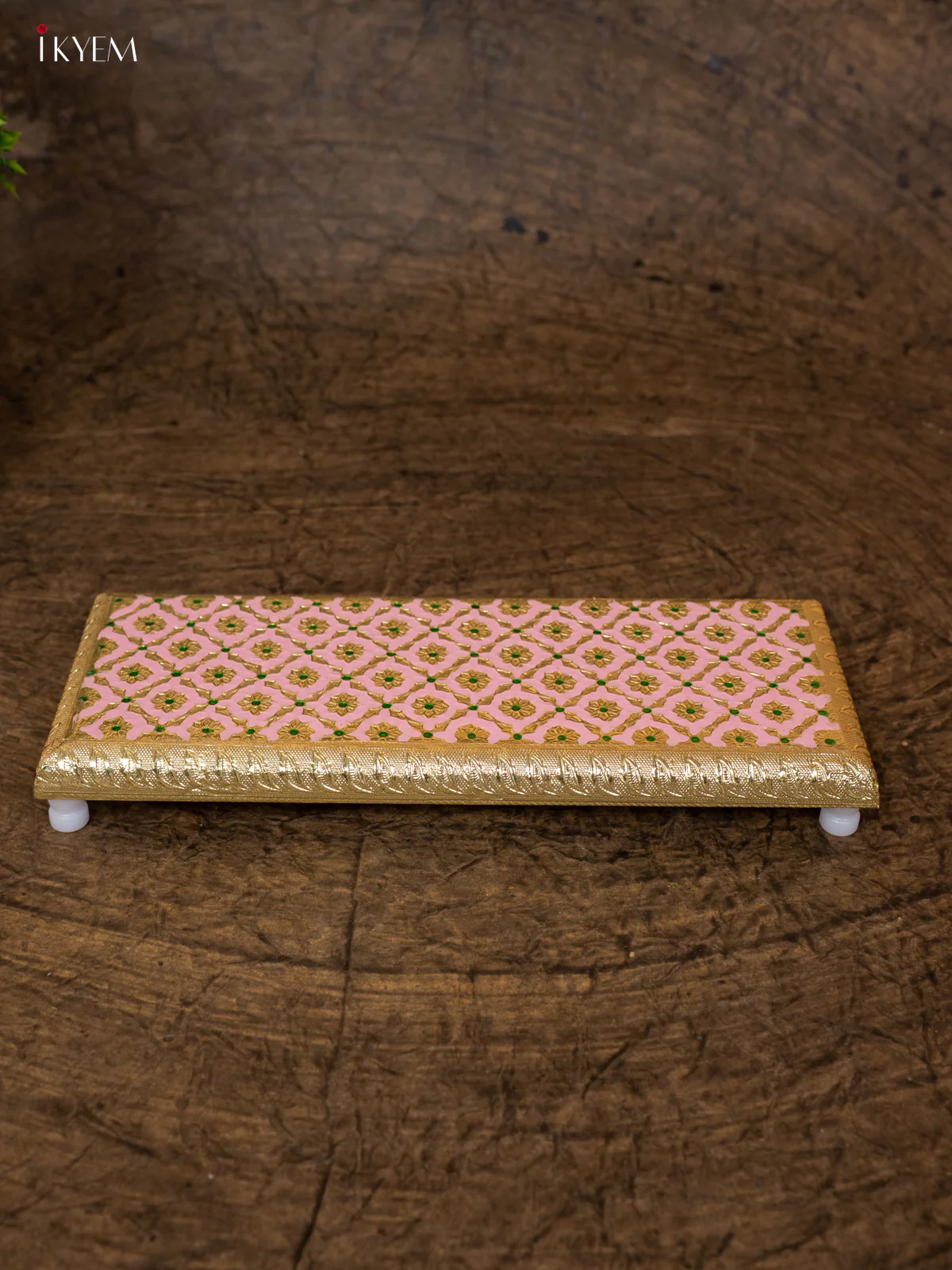 Pastel Pink Digital Meenakari Bajot - KB17174 - Image 3