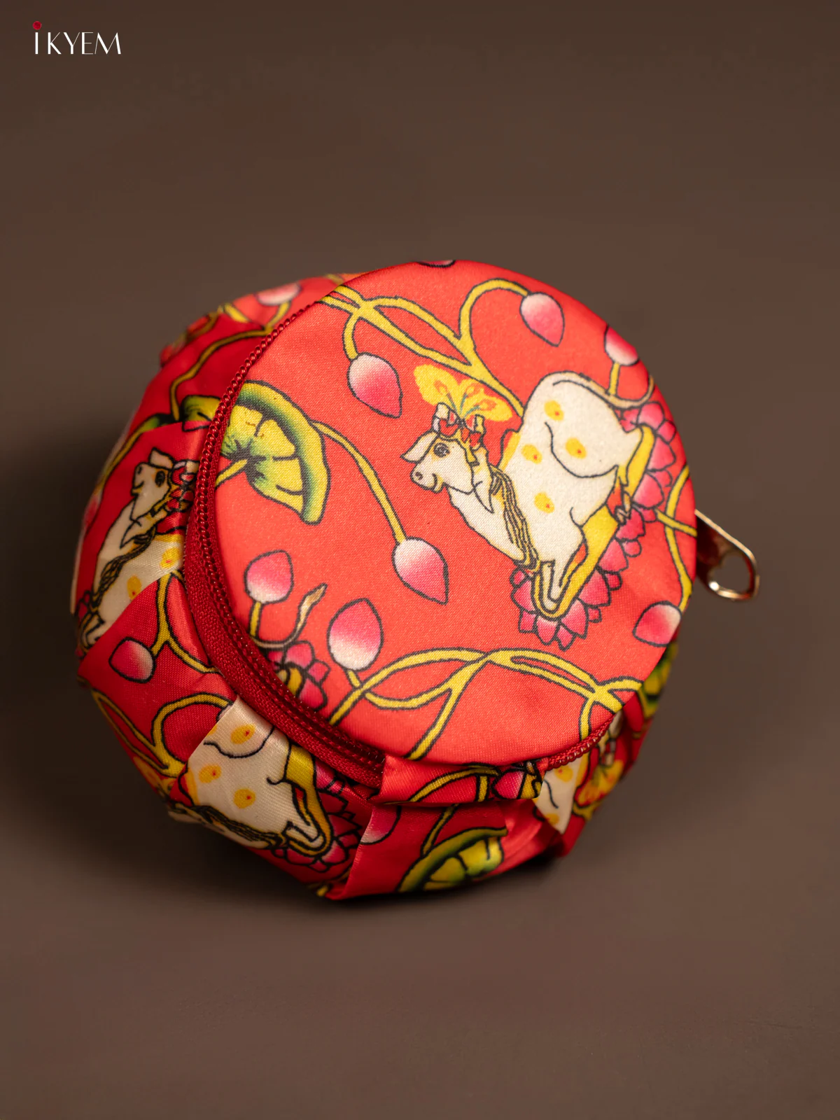 4-inch Pichwai Printed Bangle Box - KF06111 - Image 7