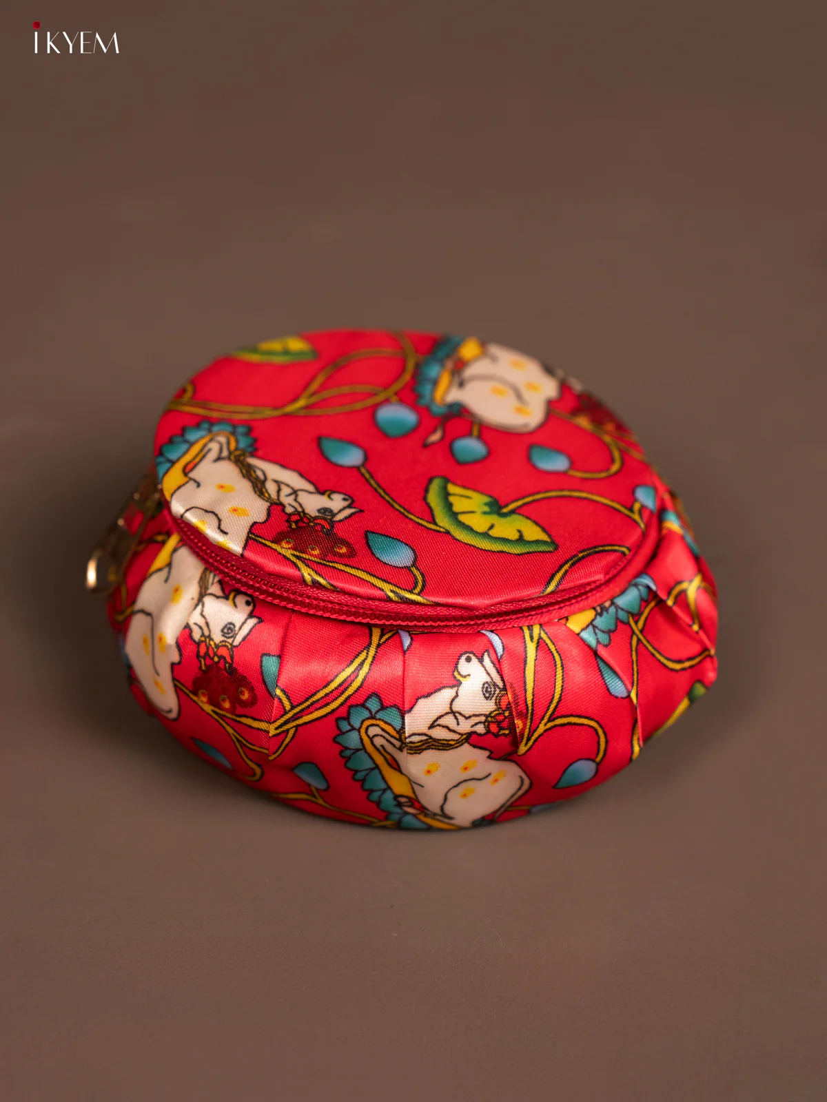 4-inch Pichwai Printed Bangle Box - KF06112 - Image 2