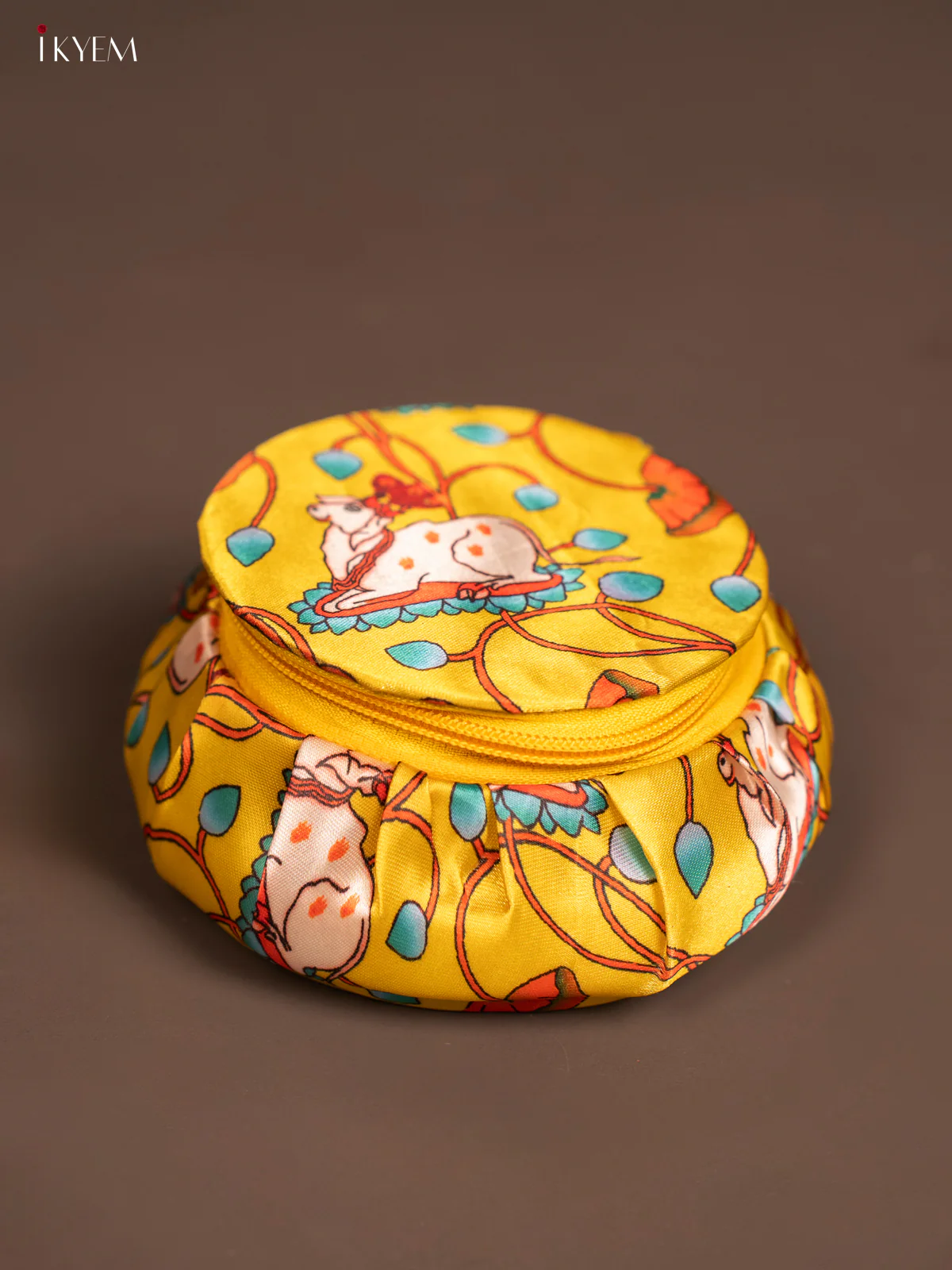 4-inch Pichwai Printed Bangle Box - KF06112 - Image 3