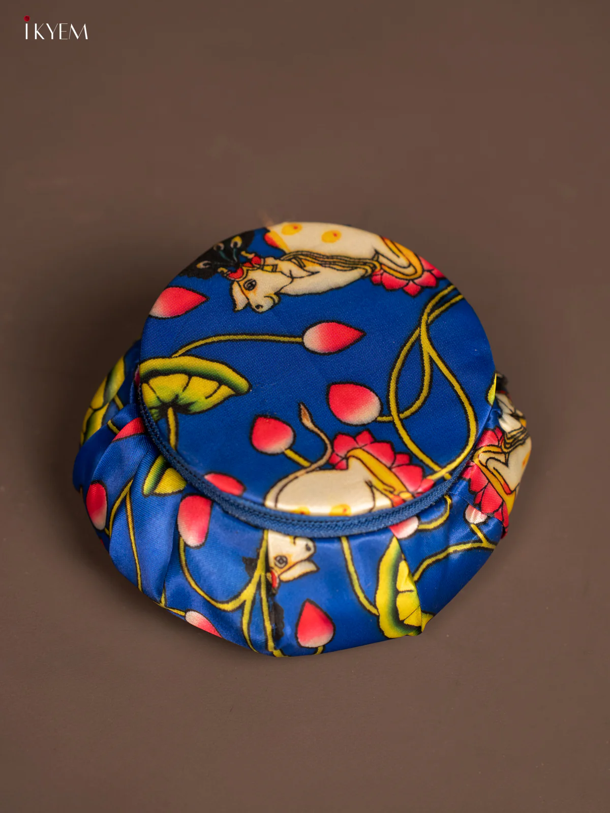 4-inch Pichwai Printed Bangle Box - KF06112 - Image 5