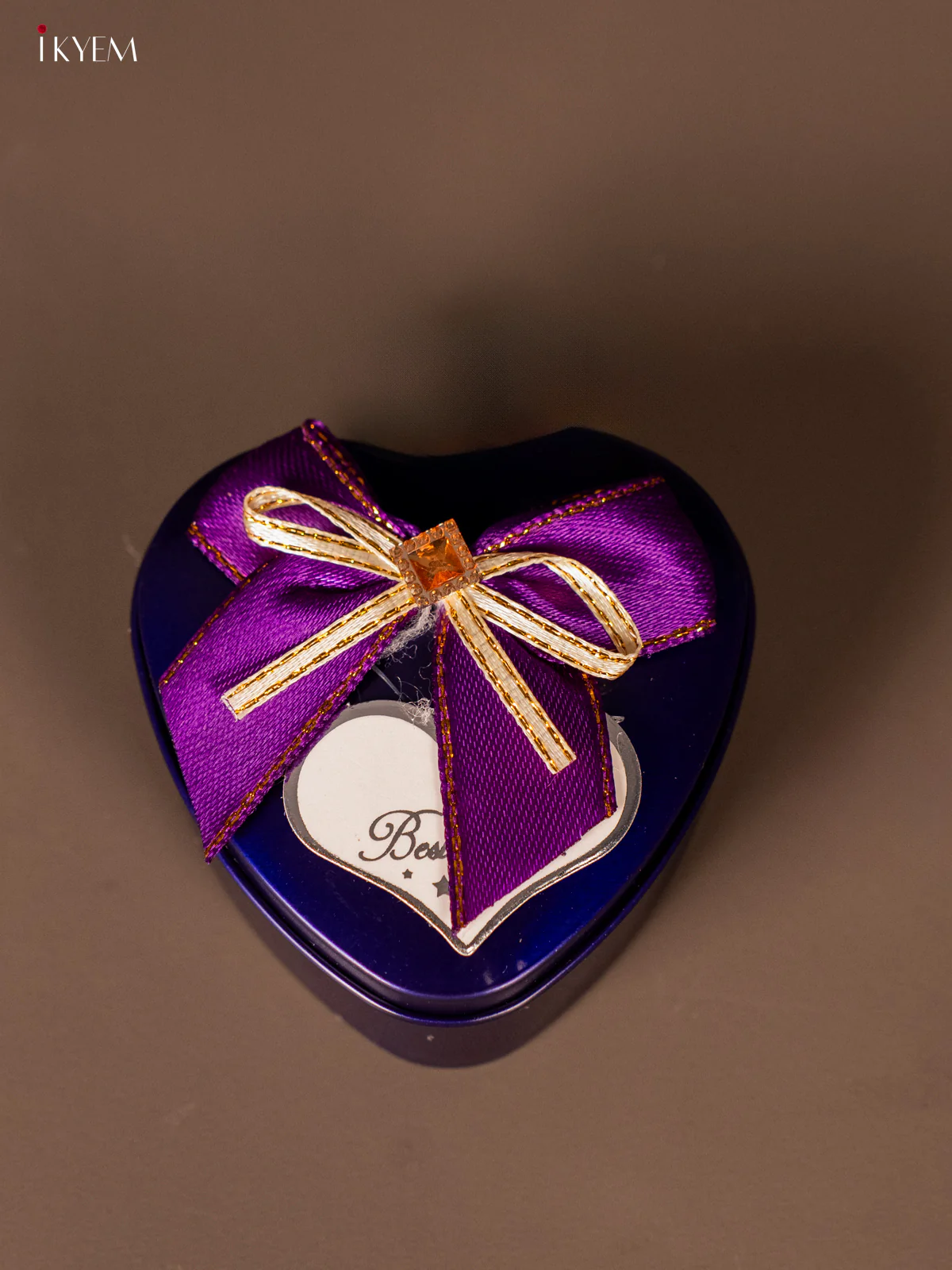 Chic Heart Shaped Gift Box In Purple - KH14116