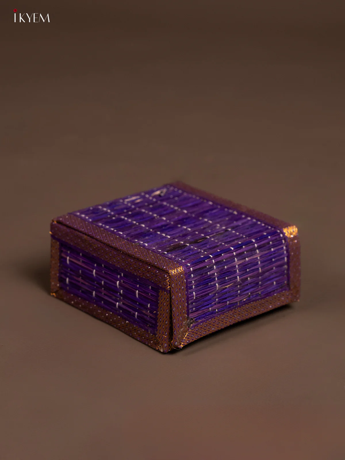 Purple Decorative Foldable Korai Trinket Box - KF09117 - Image 3