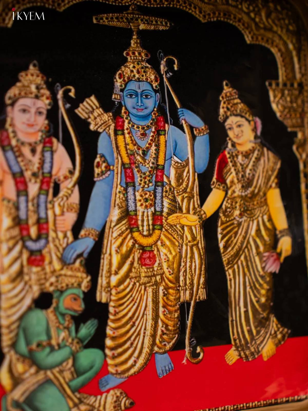 Rama pattabishegam Printed Square Metal tray - KF25160 - Image 3