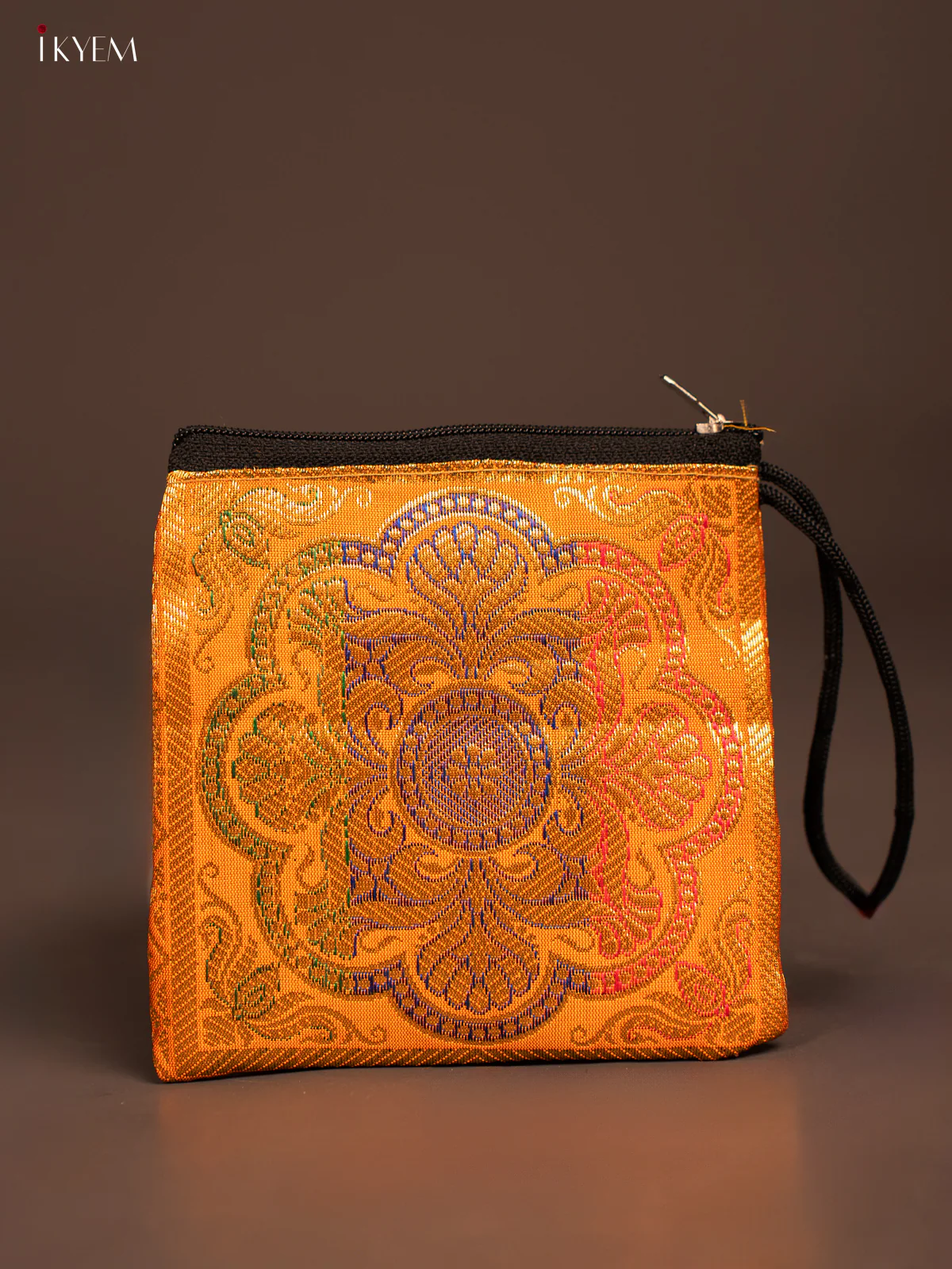 Rangoli designed Banarasi Coin Pouch -  KF05115