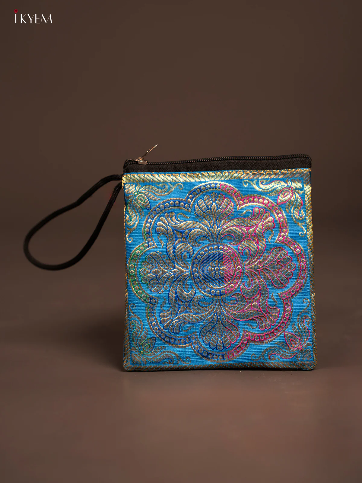 Rangoli designed Banarasi Coin Pouch -  KF05115 - Image 2