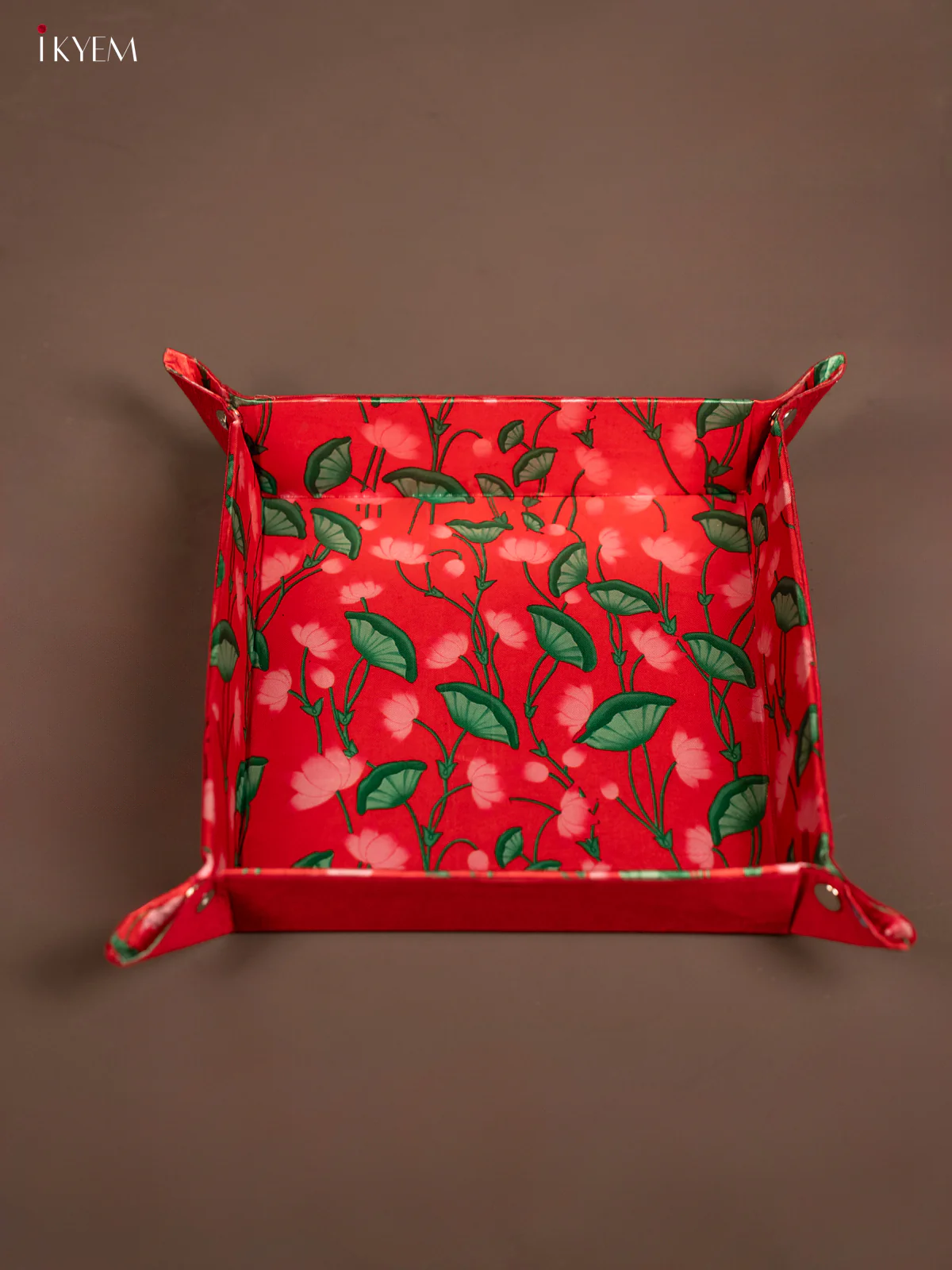 Red Pichwai Foldable Tray - KF09118