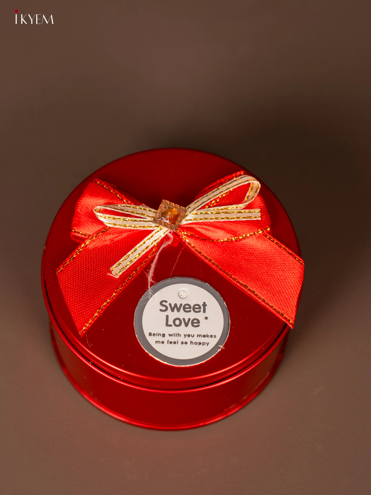 Stunning Red Round Gift Box - KH14113