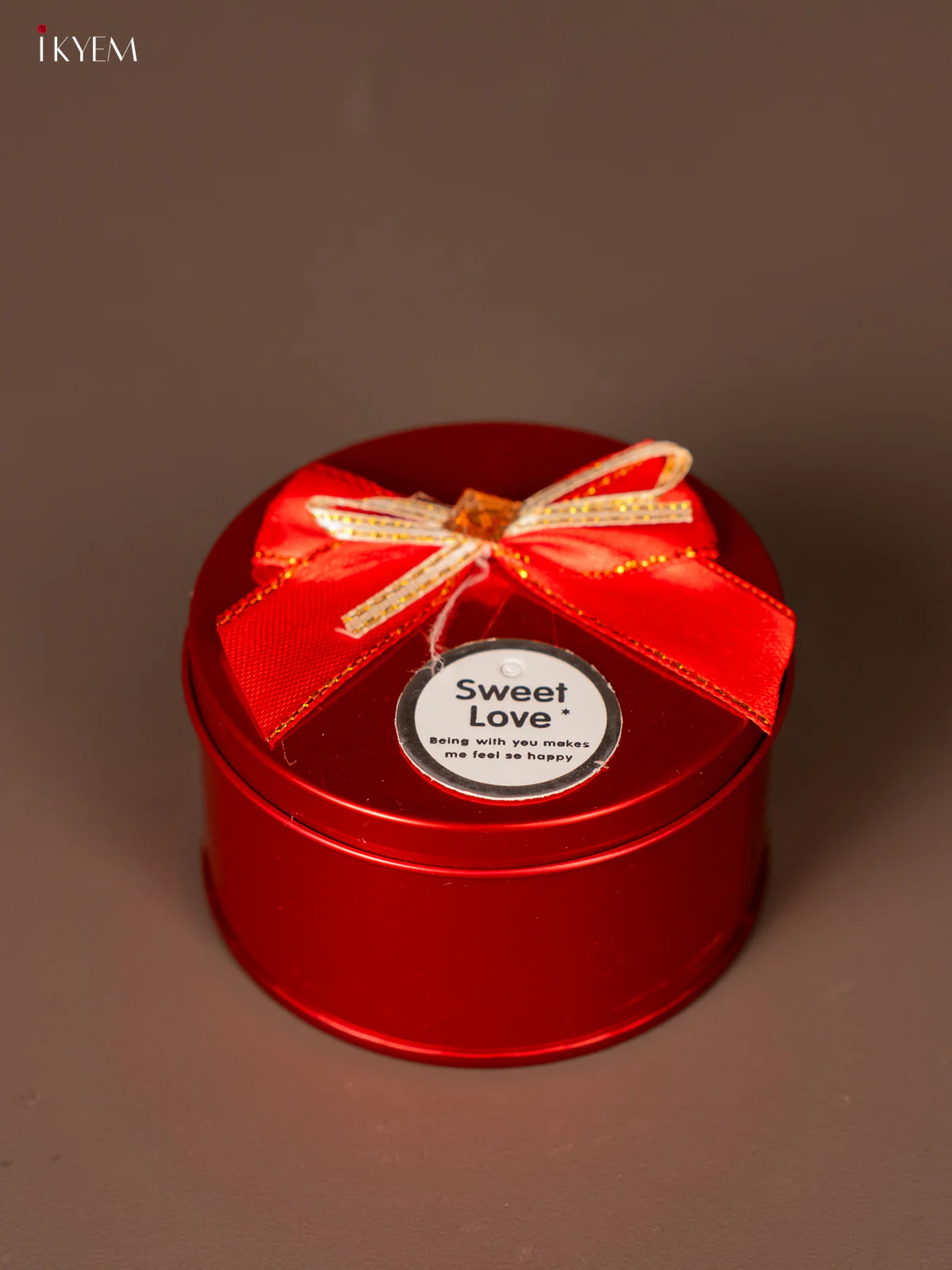 Stunning Red Round Gift Box - KH14113 - Image 2
