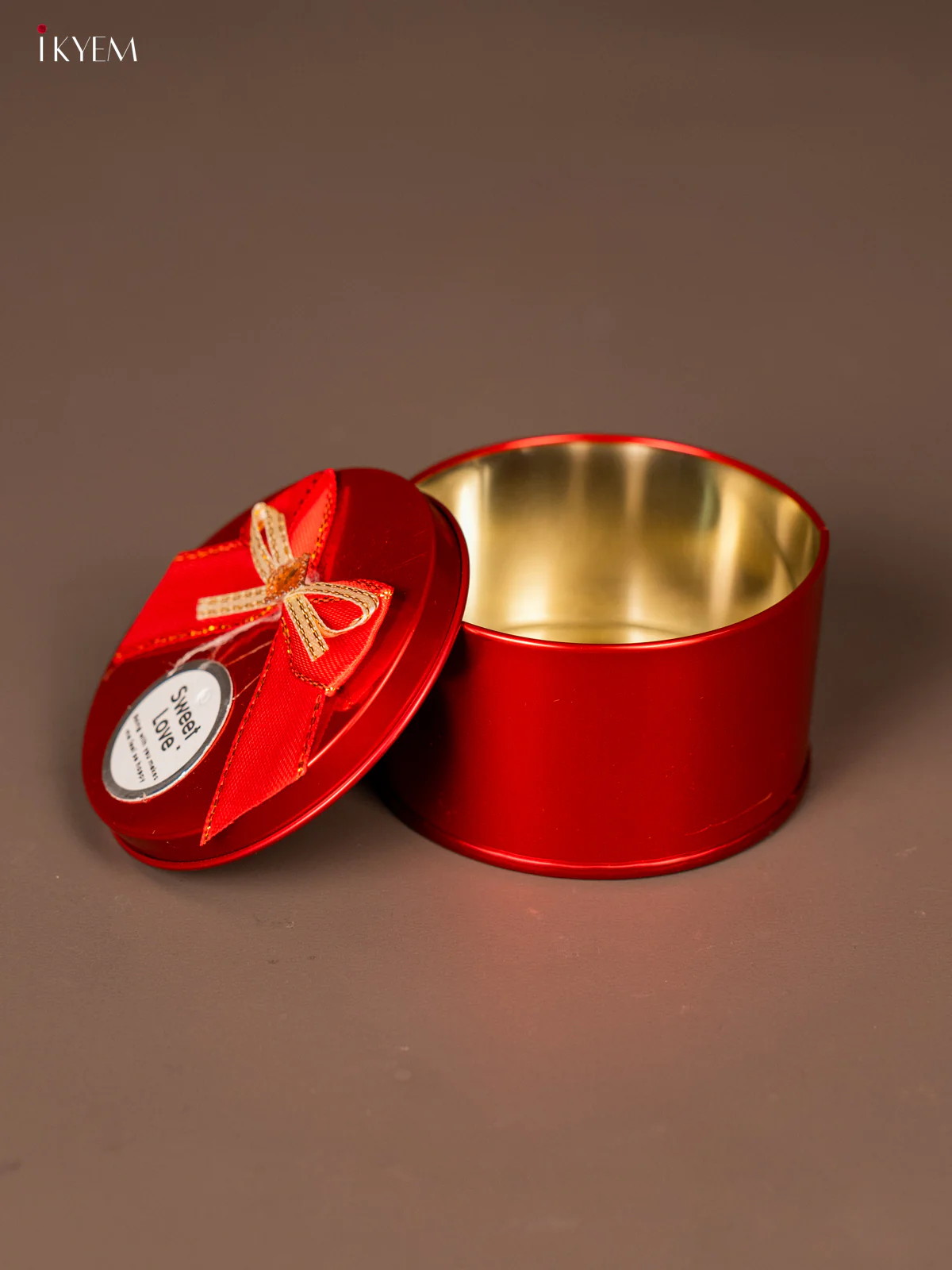 Stunning Red Round Gift Box - KH14113 - Image 3