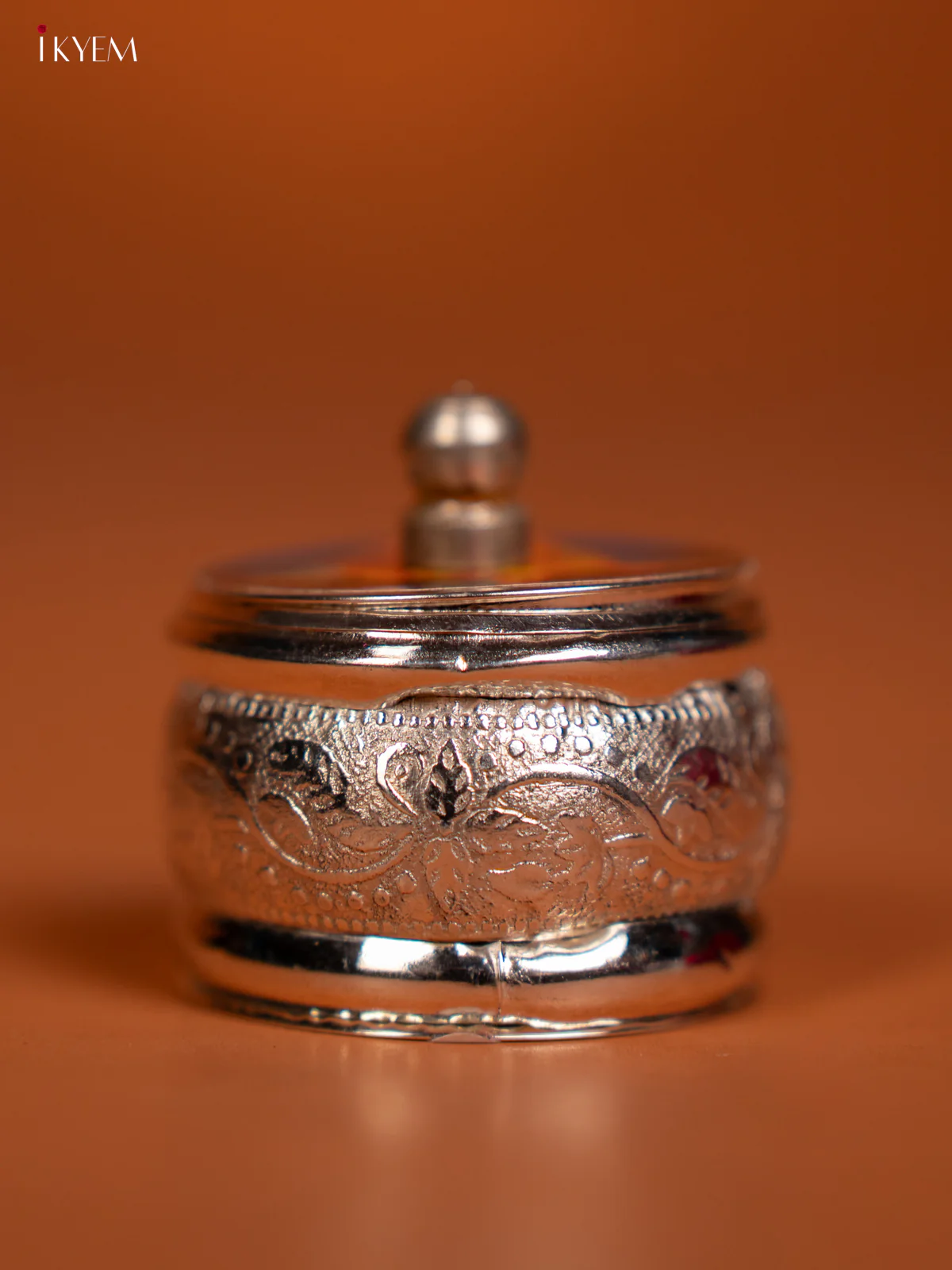 SaiBaba Printed German Silver Kumkum Holder for Gifting - KF10232 - Image 2