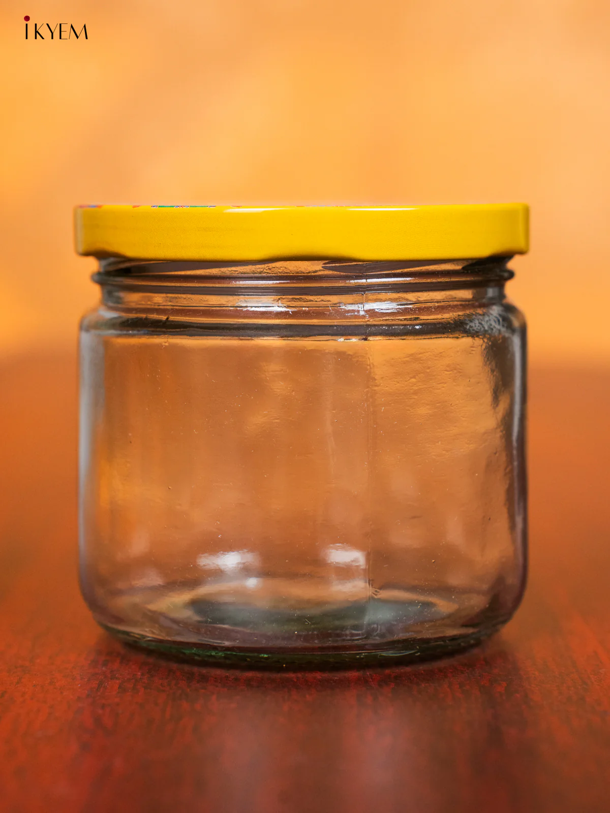 Glass Storage Jars With Vibrant Yellow Digital Printed Lid - KH28115 - Image 2