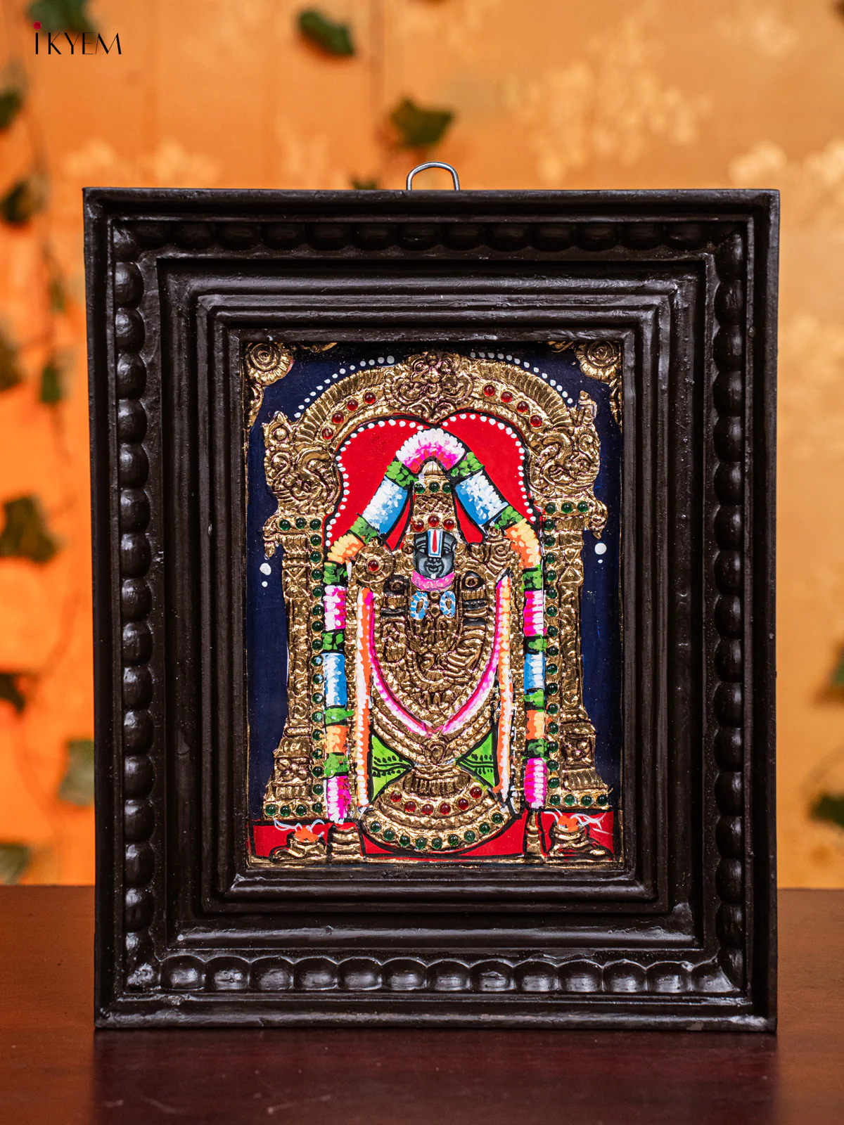 Tirupati Balaji Tanjore Painting - (11x9) Inch - KH26119