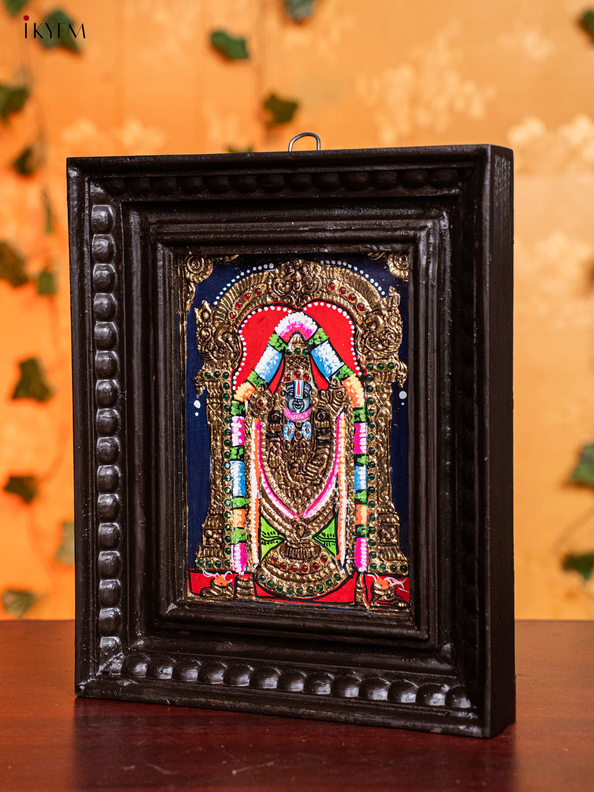 Tirupati Balaji Tanjore Painting - (11x9) Inch - KH26119 - Image 4